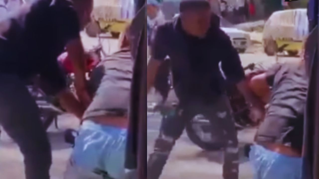 Padre golpea a hombre que presuntamente cortejaba a su hija menor: video del enfrentamiento se vuelve viral